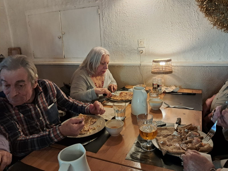 Sortie au Restaurant Lou Crespeu