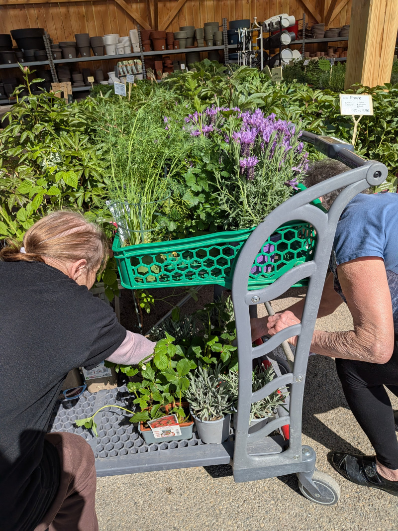 Sortie à la Jardinerie de St Zacharie