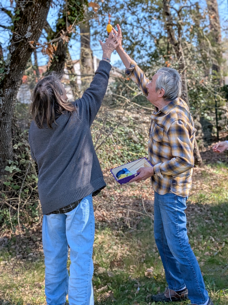 Repas de Pâques et Chasse aux Oeufs